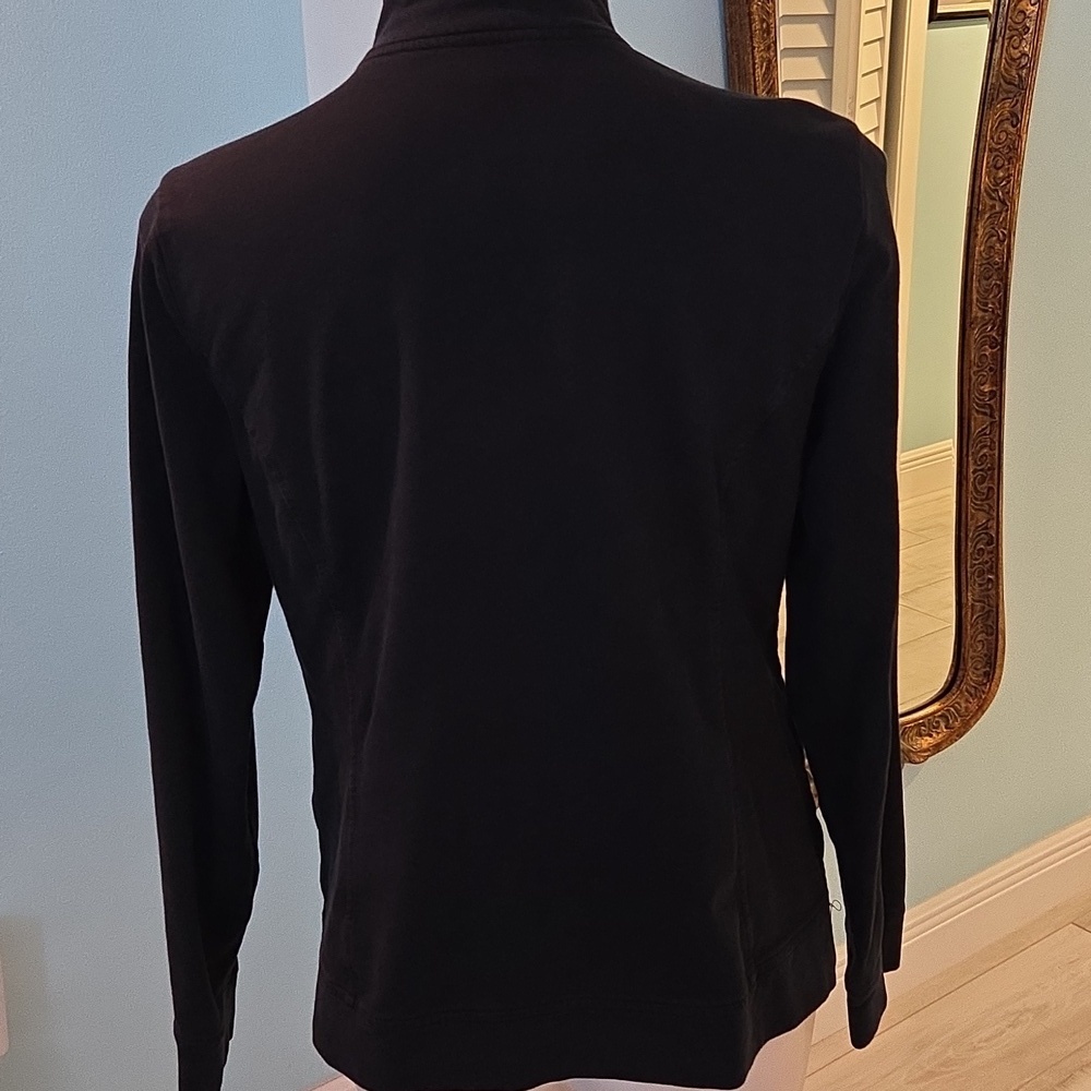 French Terry Zip Front Jacket Size M - Picture 3 of 7